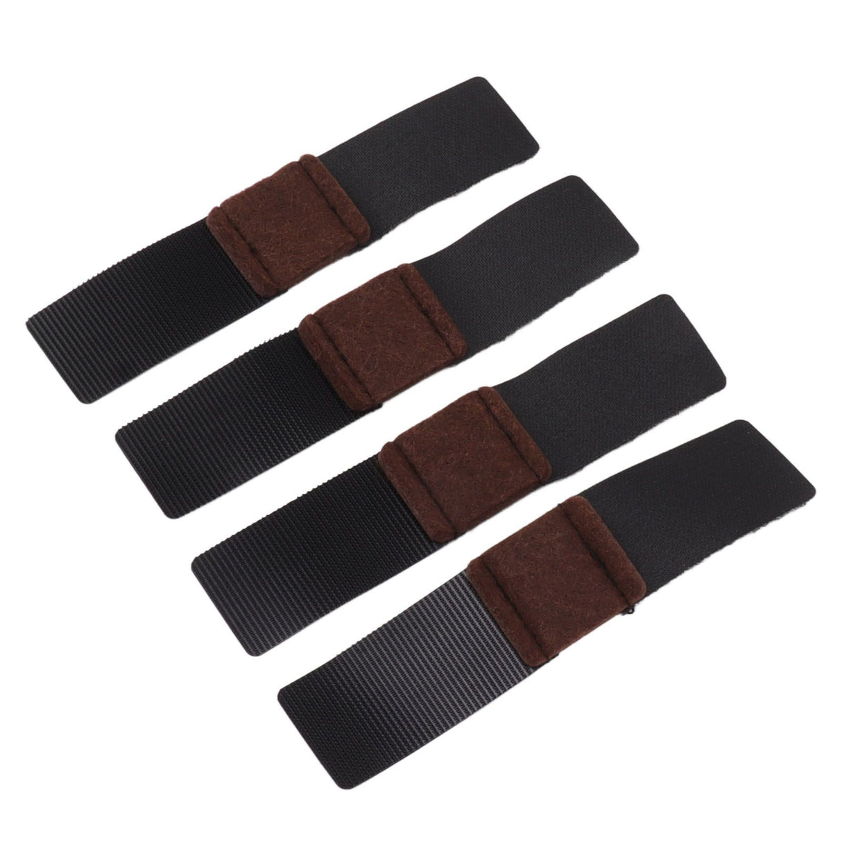 Arched Felt Furniture Pads with Hook Loop Fasteners Sled Base Floor Saver Arched Chair Felt Footpad Mats