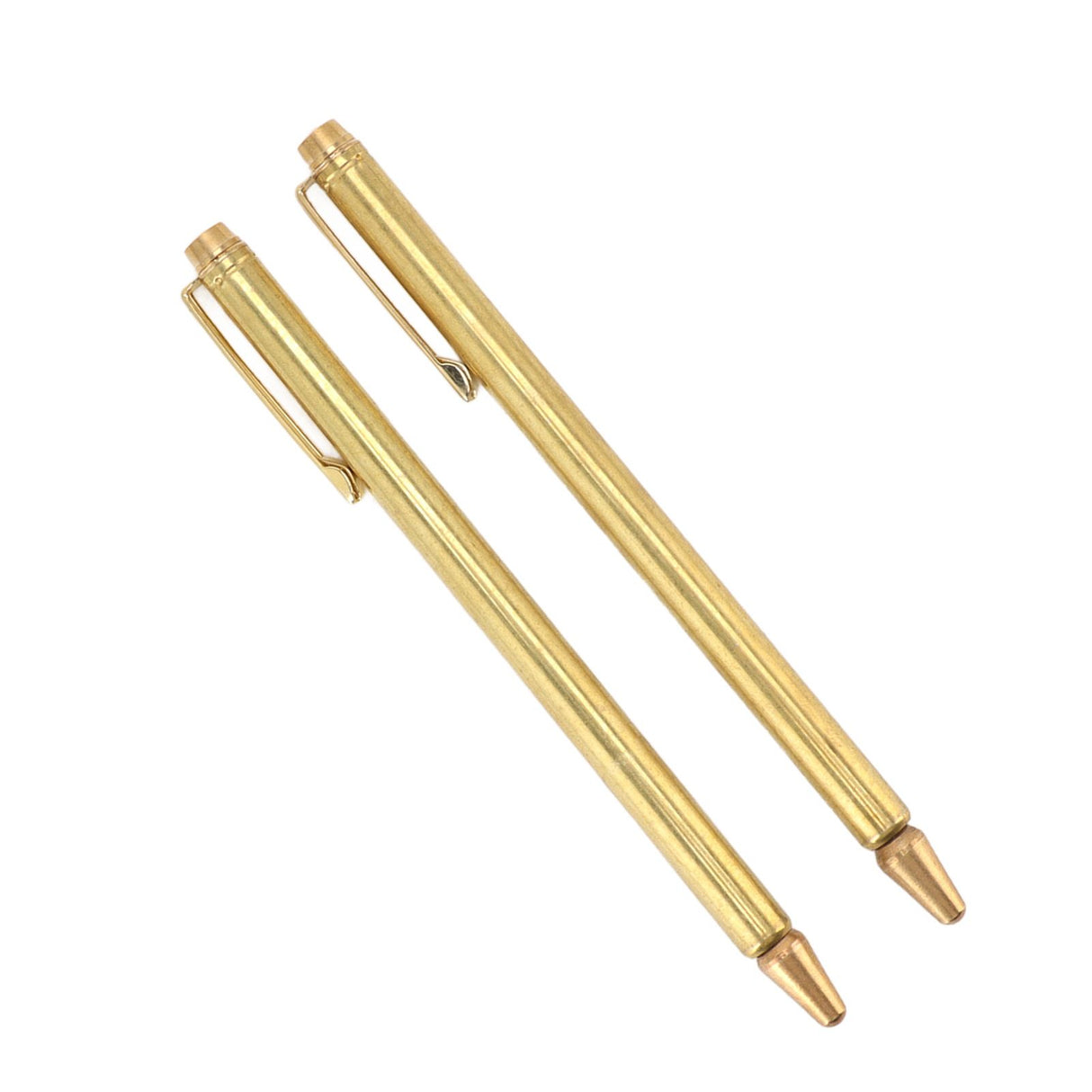 2Pcs Stainless Steel Pickup Pen Telescopic Extendable Hand Pointer with Pocket Clip