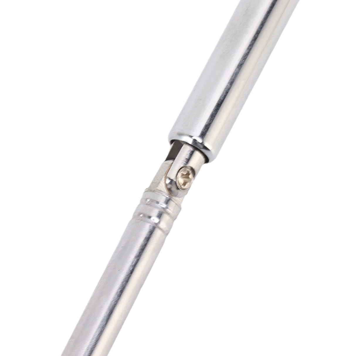 2PCS Telescopic Test Rod with Pen Clip Stainless Steel Detection Stick for Picking Metal Parts