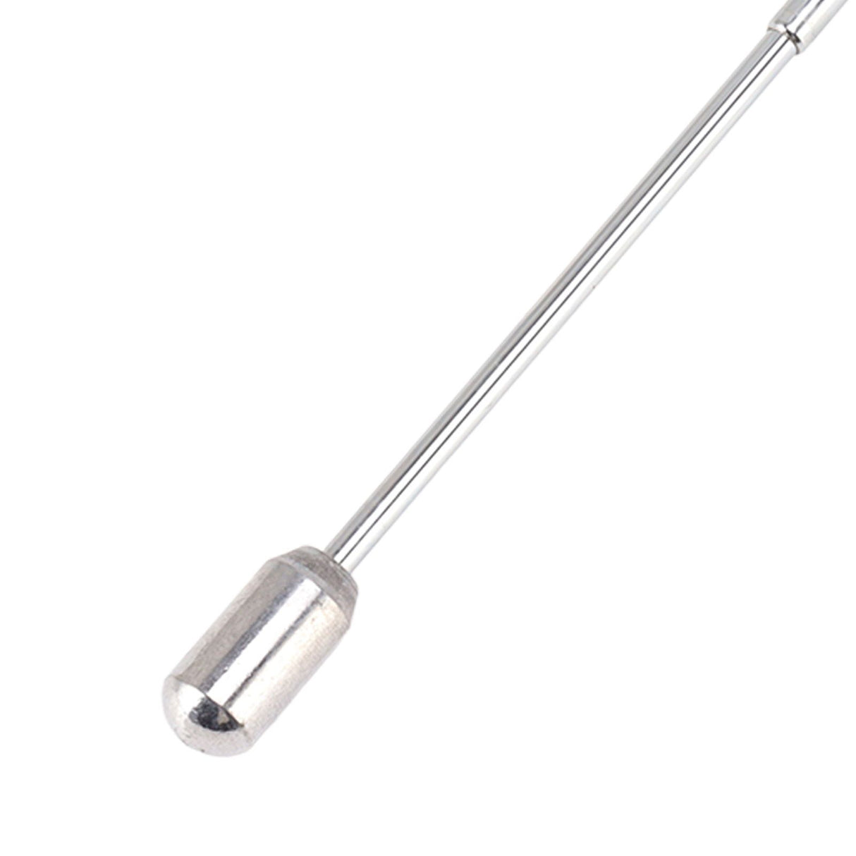 2PCS Telescopic Test Rod with Pen Clip Stainless Steel Detection Stick for Picking Metal Parts