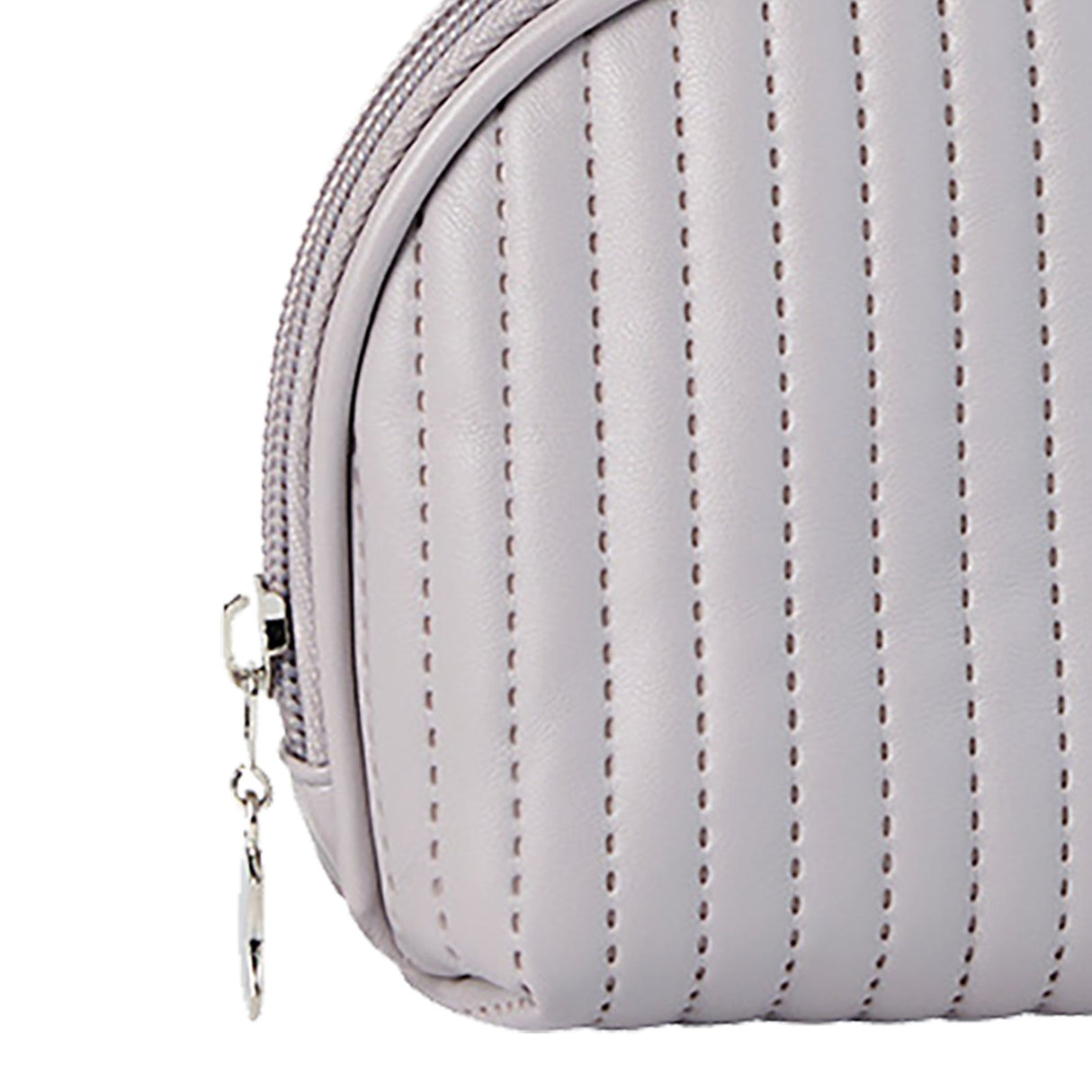 PU Leather Makeup Bag Portable Large Capacity Storage Travel Makeup Bag for Lipstick Cosmetic Purple
