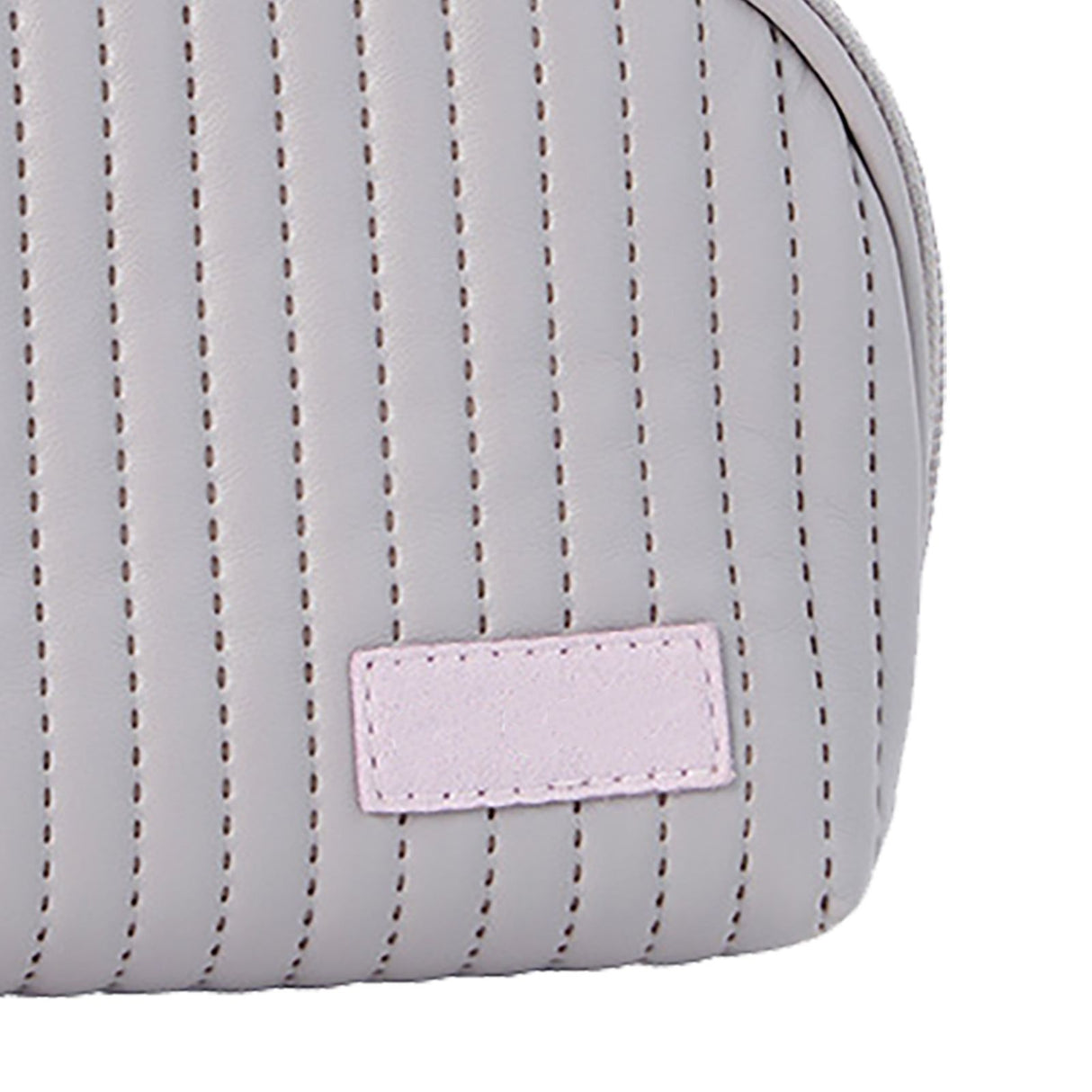 PU Leather Makeup Bag Portable Large Capacity Storage Travel Makeup Bag for Lipstick Cosmetic Purple