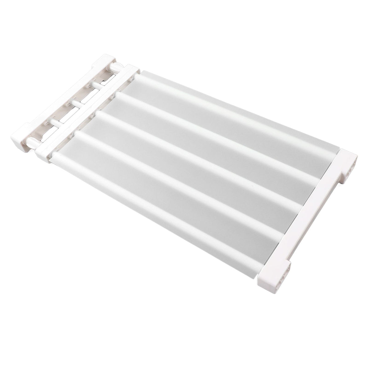 Closet Tension Shelf Expandable Nail Free Cabinet Divider Storage Rack for Wardrobe Cupboard 50‑80cm / 19.7‑31.5in Length