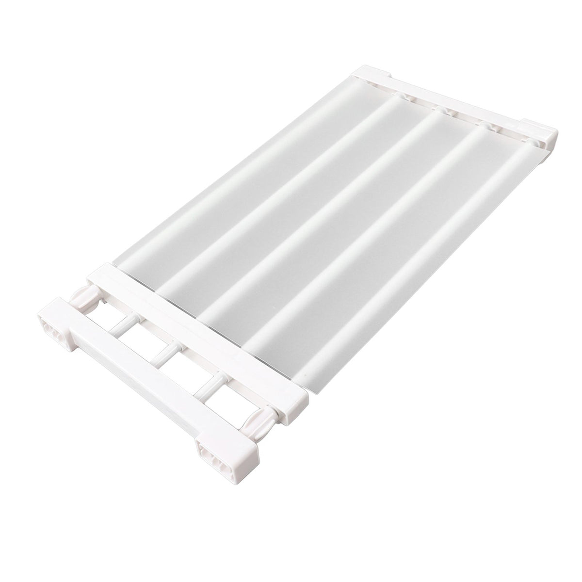 Closet Tension Shelf Expandable Nail Free Cabinet Divider Storage Rack for Wardrobe Cupboard 50‑80cm / 19.7‑31.5in Length