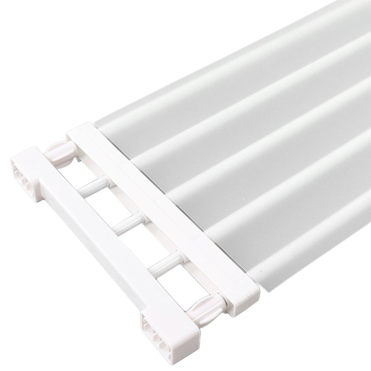 Closet Tension Shelf Expandable Nail Free Cabinet Divider Storage Rack for Wardrobe Cupboard 50‑80cm / 19.7‑31.5in Length