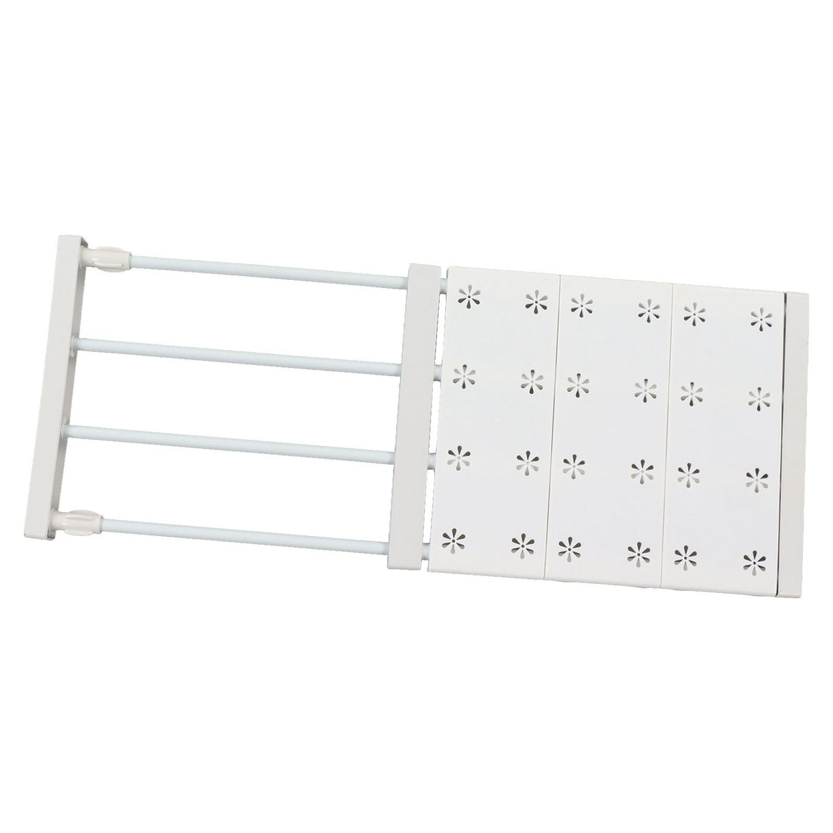 Wardrobe Partition Board Storage Extendable Rod Space Saving Layered Partition Board for Cabinet 15-23.6in