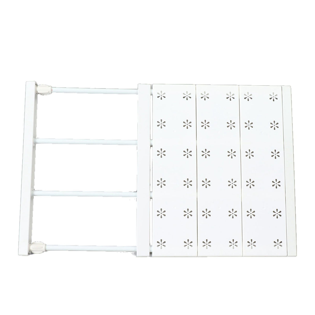 Tension Shelf Adjustable Space Saving Expandable Closet Organizer Dividers for Shoe Cabinet Closet Length 38‑60cm/15.0‑23.6in