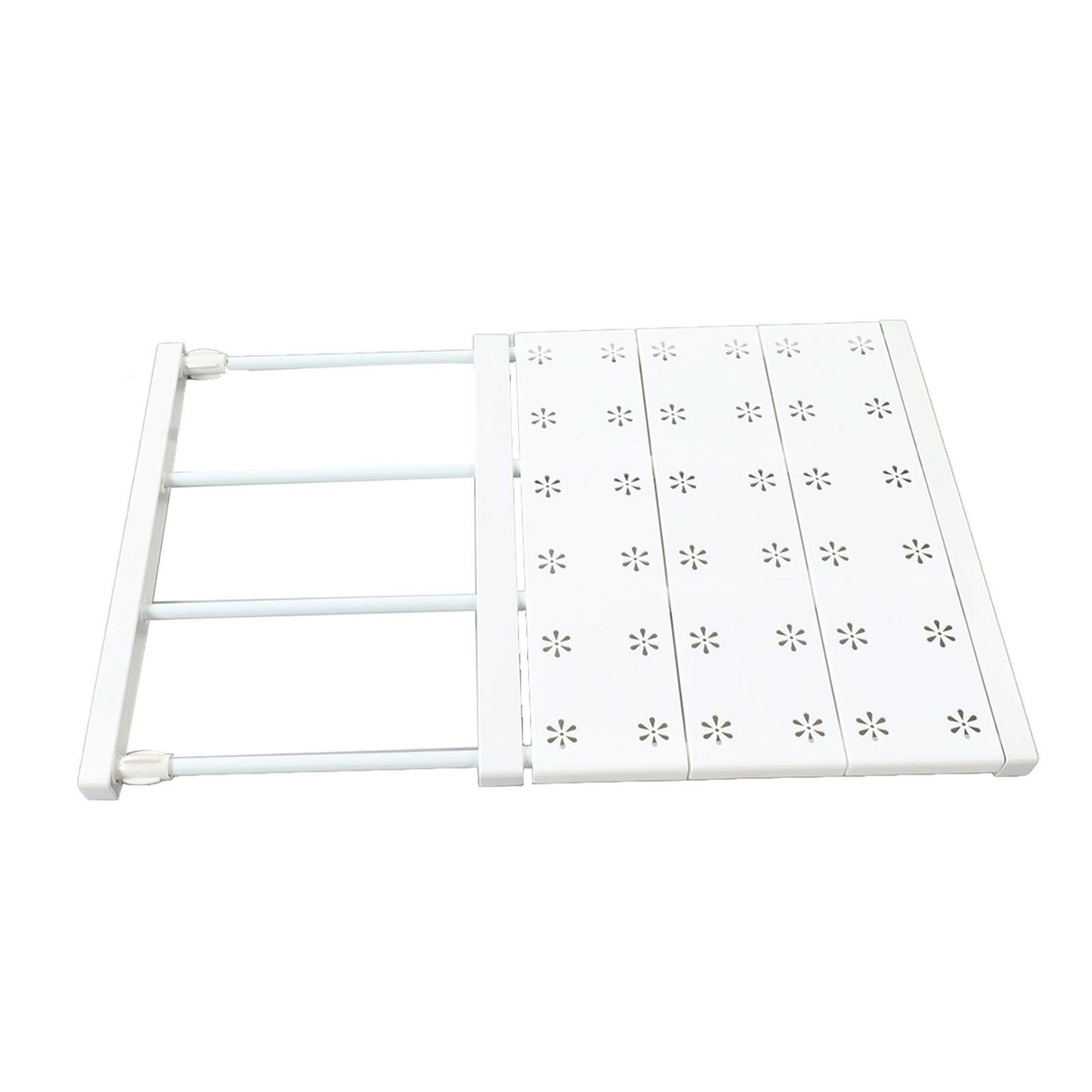 Tension Shelf Adjustable Space Saving Expandable Closet Organizer Dividers for Shoe Cabinet Closet Length 38‑60cm/15.0‑23.6in