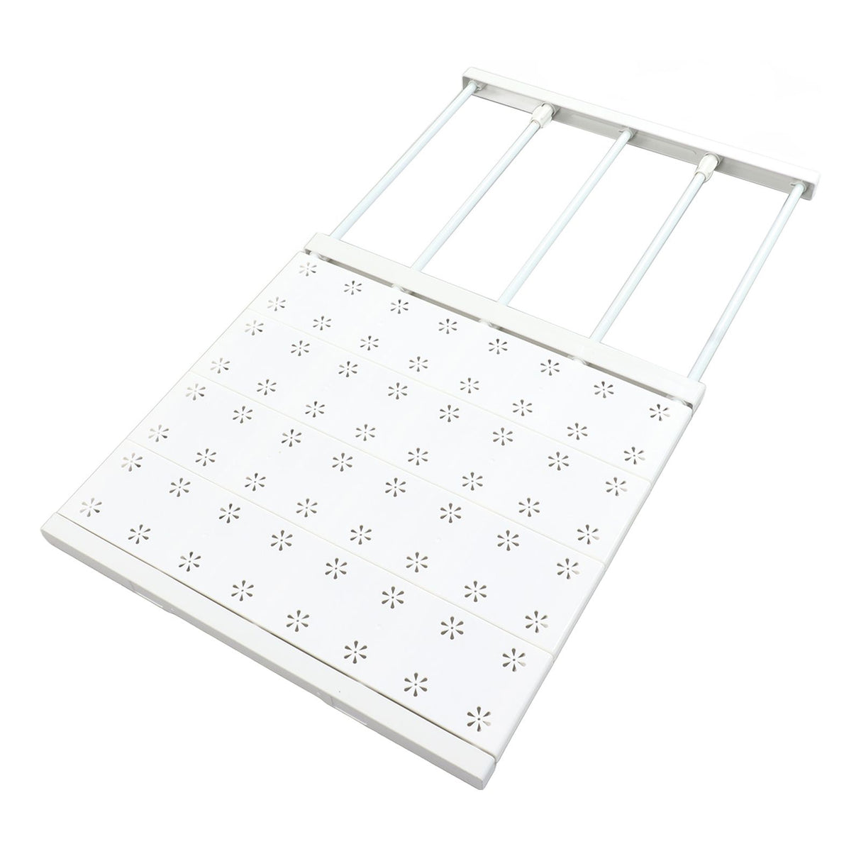 Expandable Closet Shelf Space Saving Punch Free Strong Bearing Capacity Wardrobe Clothes Dividers for Home 48‑80cm/18.9‑31.5in