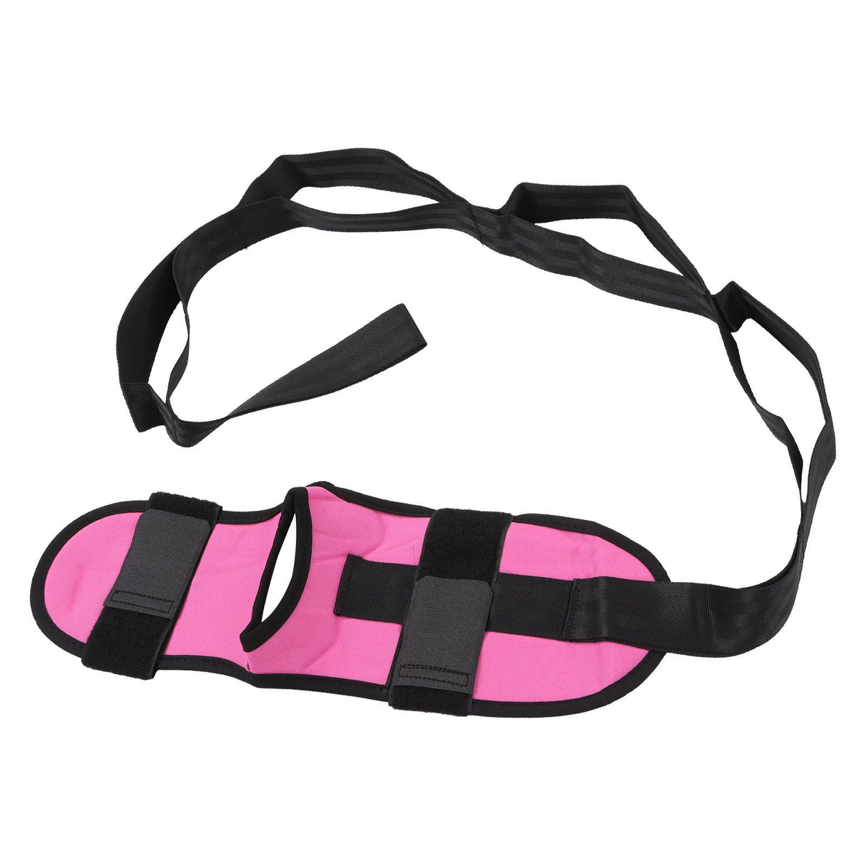 Leg Stretching Strap Muscle Relaxing High Elasticity Improve Flexibility Rehabilitation Foot Stretch Strap Rose Red