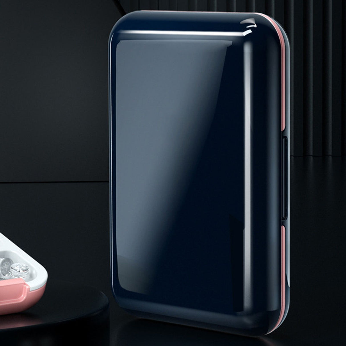 Portable Tablet Cutter Box Medicine Cutting Dispenser Household Medicines Supplement Case