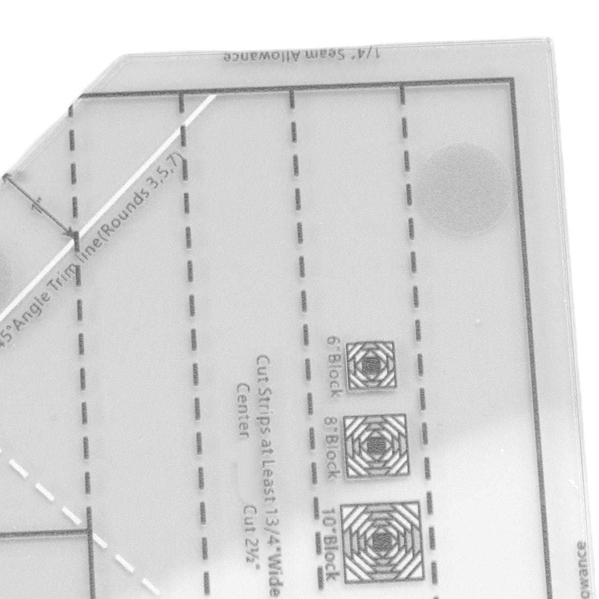 Grids Quilt Ruler Professional Acrylic Precise Scale Household Sewing Ruler for DIY Sewing Accessories