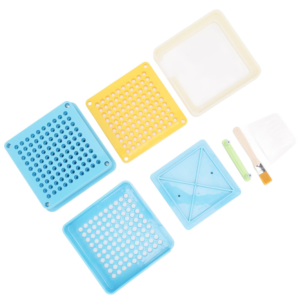 Medicine Capsule Filling Tray 100 Hole Capsule Filling Machine Capsule Filling Tool Manual Capsule Filler Blue