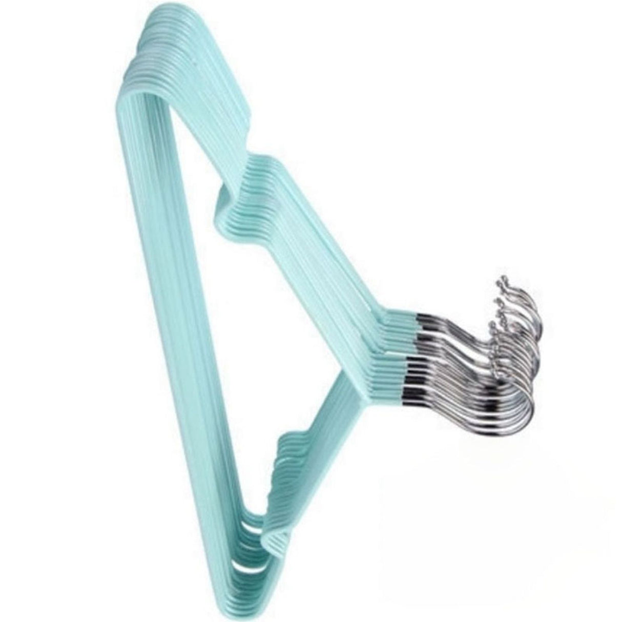 Clothes Hangers Prevent Slip Space Saving Heavy Duty Dry Wet Thick Clothes Hangers for Home Dormitory Green