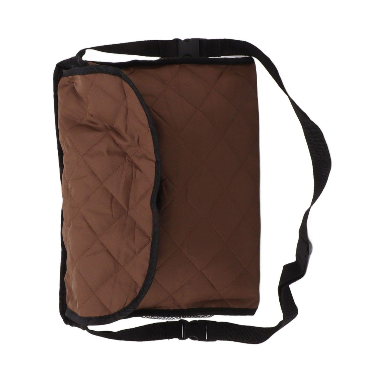 Wheelchair Back Pouch Polyester Hanging Storage Bag Electric Walker Backpack Bag Brown