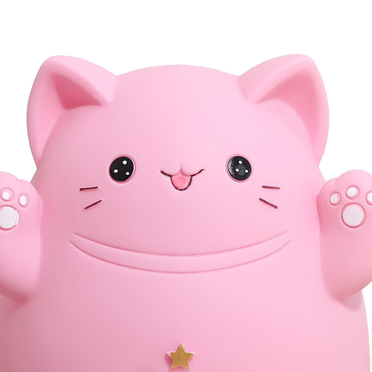 Cartoon Cat Piggy Bank Saving Bank Cartoon Cat Shaped Money Box Coins Storage Box Home Decor Ornament Children Toys Gifts Pink S 13x11x15cm