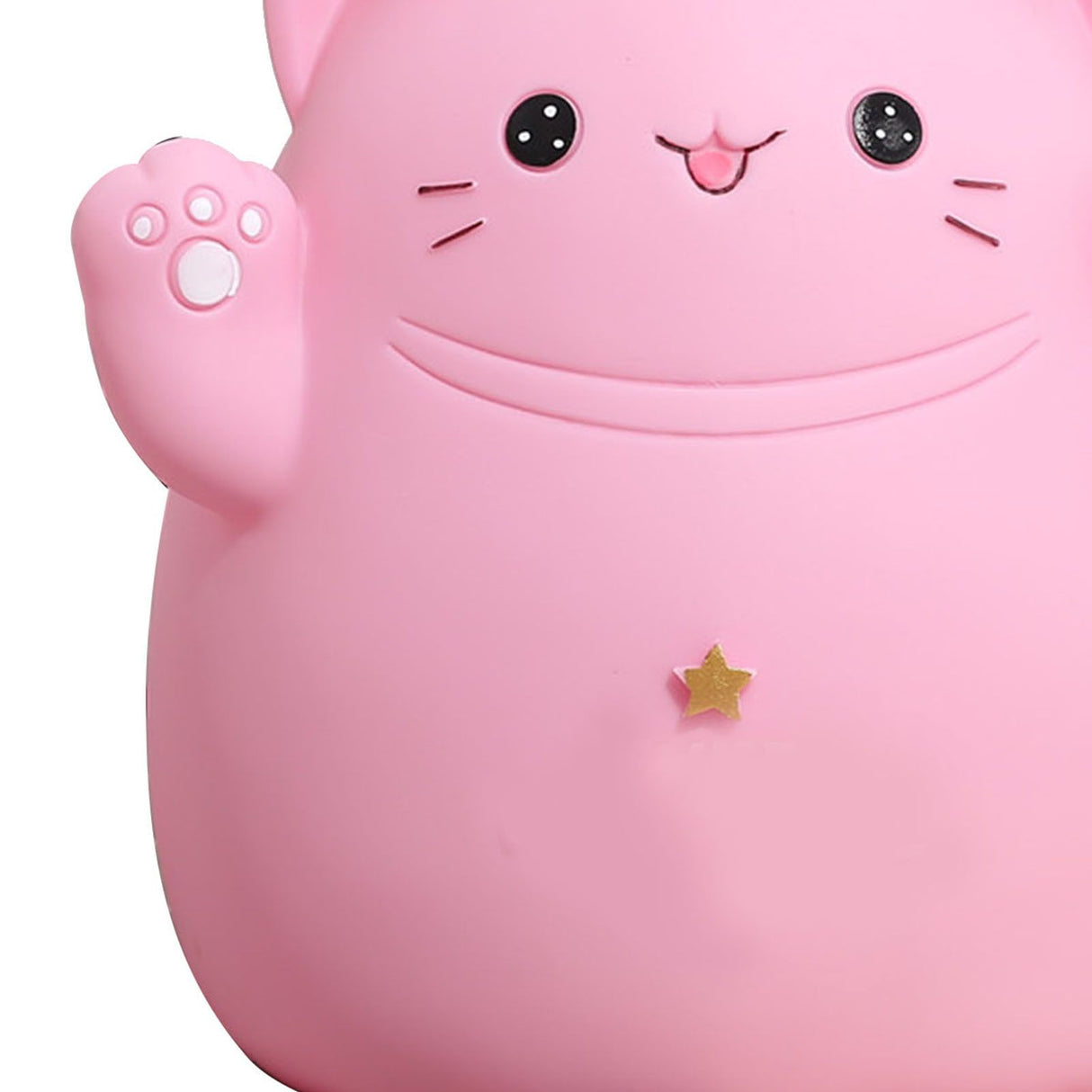 Cartoon Cat Piggy Bank Saving Bank Cartoon Cat Shaped Money Box Coins Storage Box Home Decor Ornament Children Toys Gifts Pink S 13x11x15cm