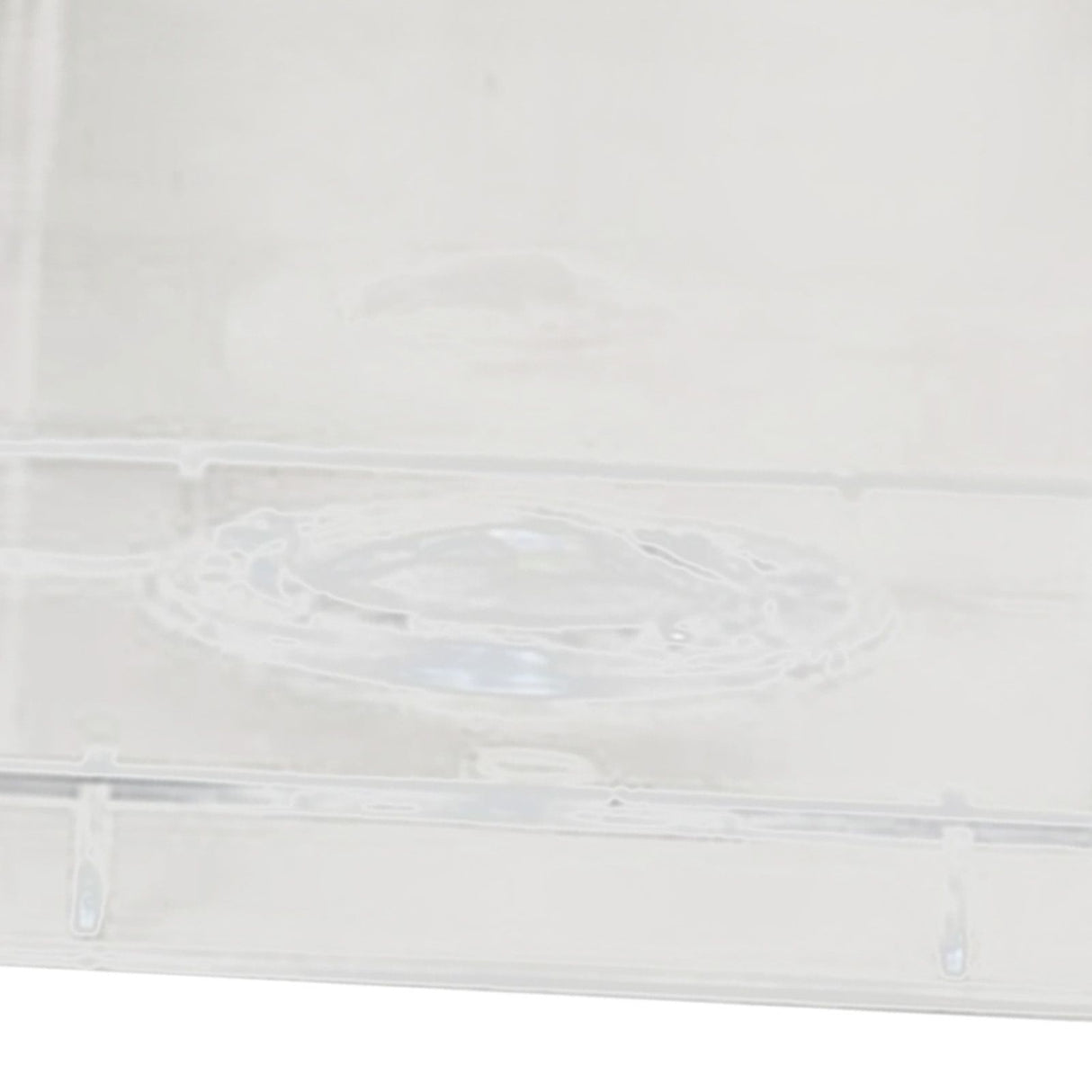Clear Money Saving Bank Building Block Design Rectangular Transparent Coin Saving Box for Kids Boys Girls White 8.9x8.9x9.2cm / 3.5x3.5x3.6in