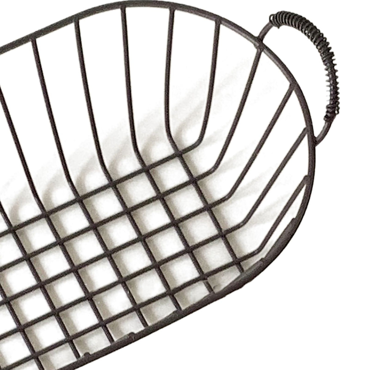 Wire Baskets Iron Handhold Storage Bins for Kitchen Cabinets Pantry Bathroom Laundry Room Refridge Black