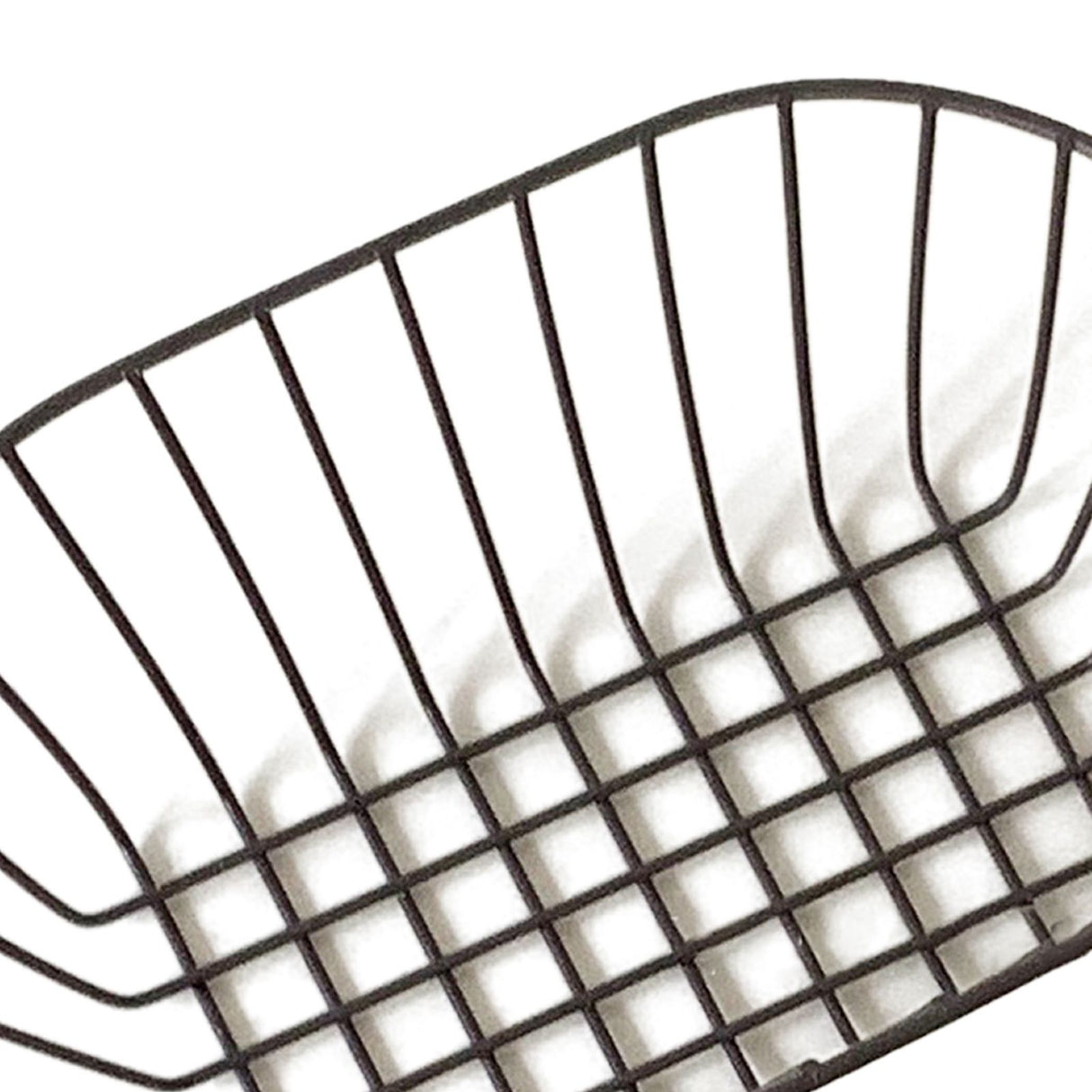 Wire Baskets Iron Handhold Storage Bins for Kitchen Cabinets Pantry Bathroom Laundry Room Refridge Black