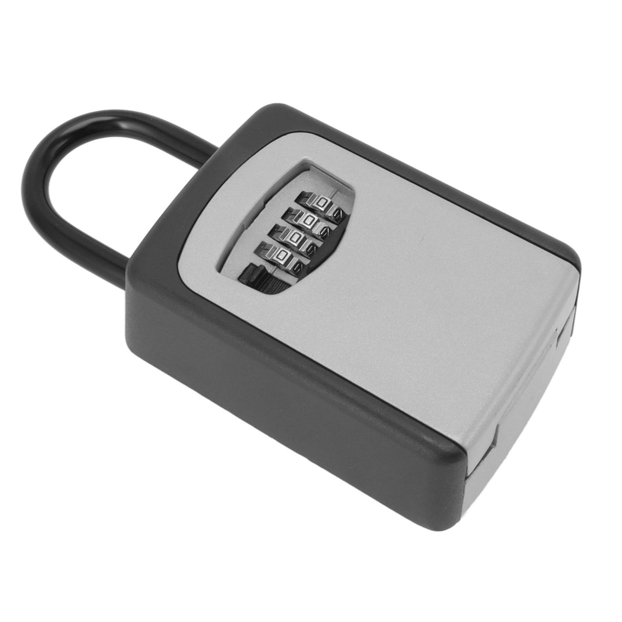 Key Lock Box Large Capacity Wall Mounted Resettable 4 Digit Key Storage Security Lockbox for House Keys