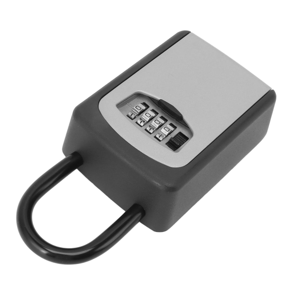Key Lock Box Large Capacity Wall Mounted Resettable 4 Digit Key Storage Security Lockbox for House Keys