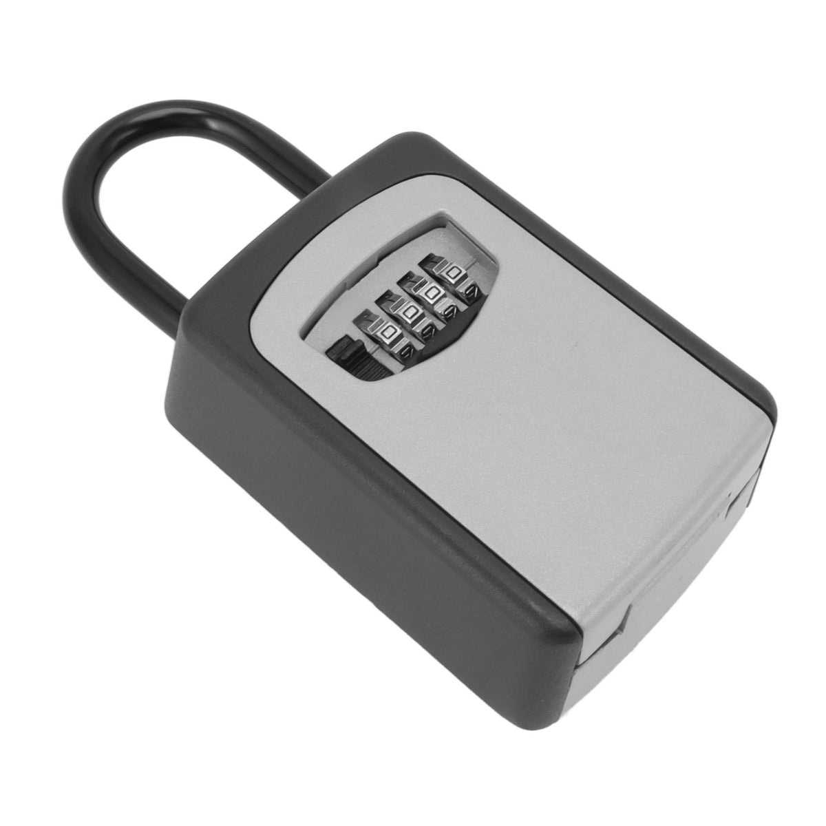 Key Lock Box Large Capacity Wall Mounted Resettable 4 Digit Key Storage Security Lockbox for House Keys