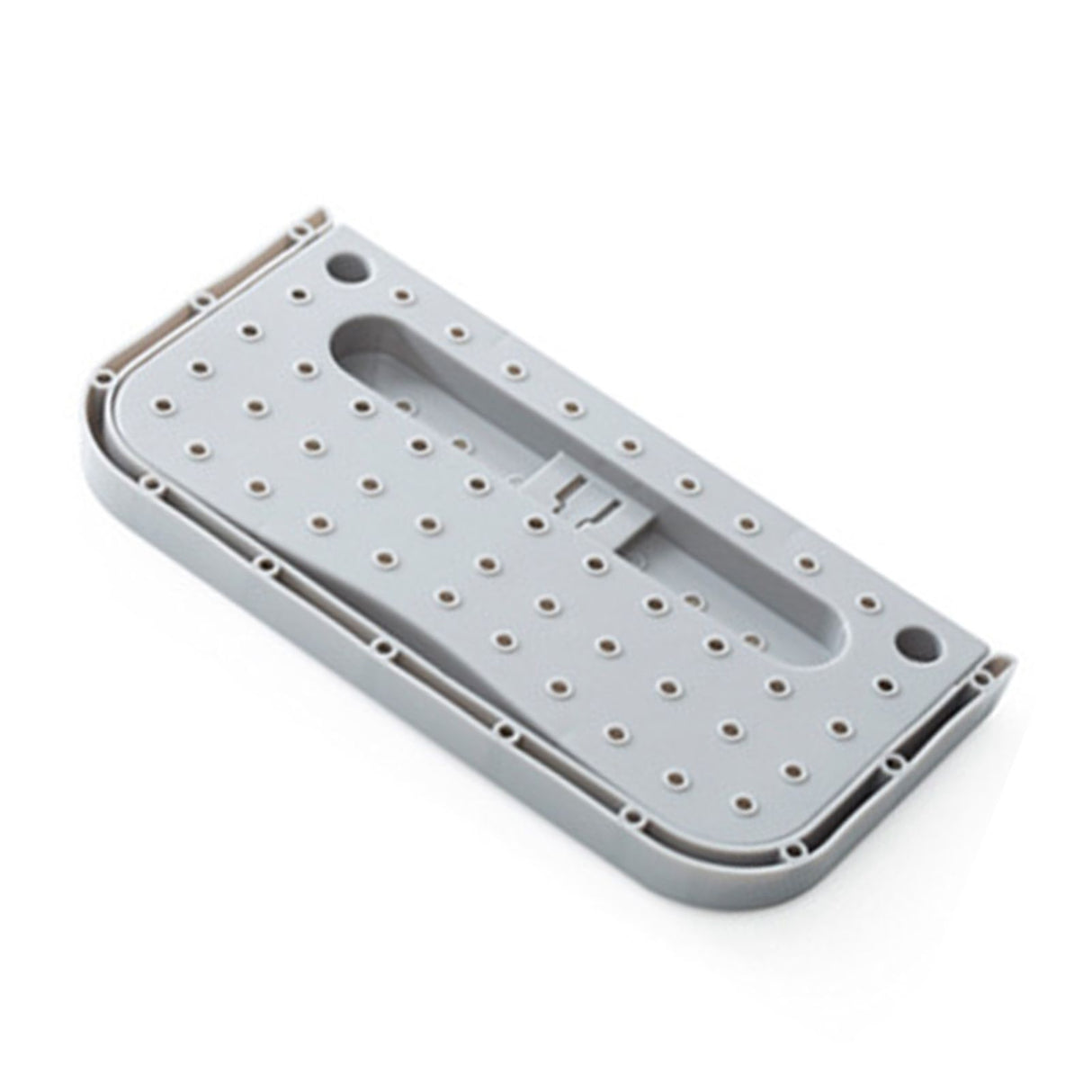 Wall Mounted Shoes Rack Adhesive Foldable Space Saving PP Door Shoe Hanger for Bathroom Grey Free Size