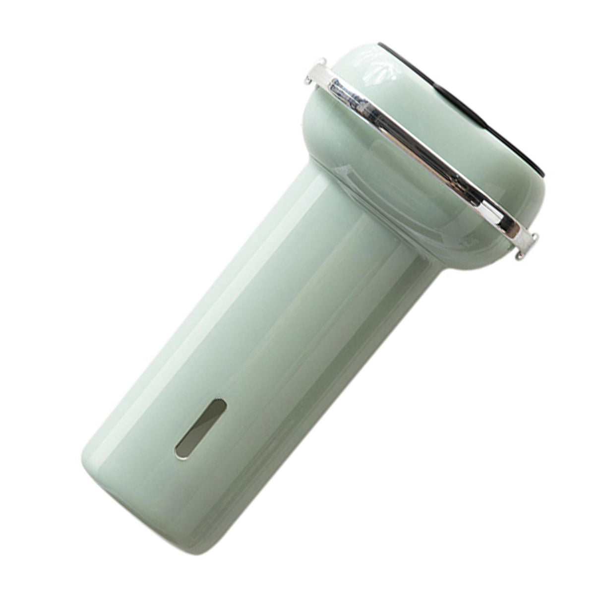 Paper Cup Dispenser Wall Mounted Multifunctional Large Capacity Universal Pull Type Cup Holder with Portable Handle Green