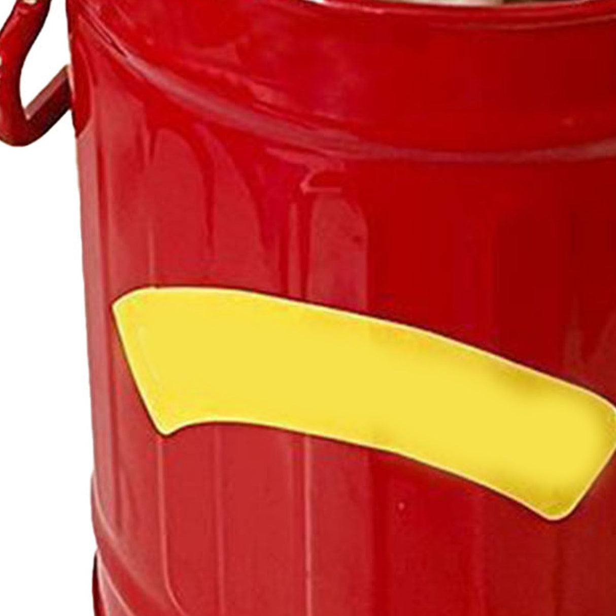 Pen Holder Metal Large Capacity Cute Practical Office Desk Pencil Holder for Study Classroom Red Free Size