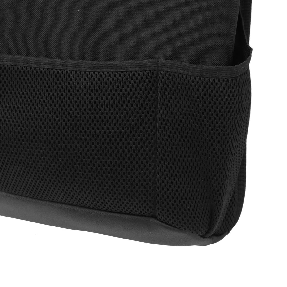 Car Back Seat Storage Bag with Strap Oxford Cloth PU Leather Muti Pocket Auto Backseat Holder