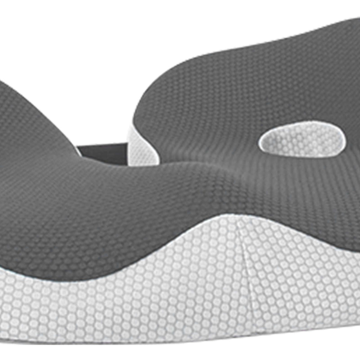 Seating Cushion Soft Comfortable Breathable Buckle Curved Chair Cushion for Office Working Dark Gray 48x39x14cm/18.9x15.4x5.5in(Approx.)