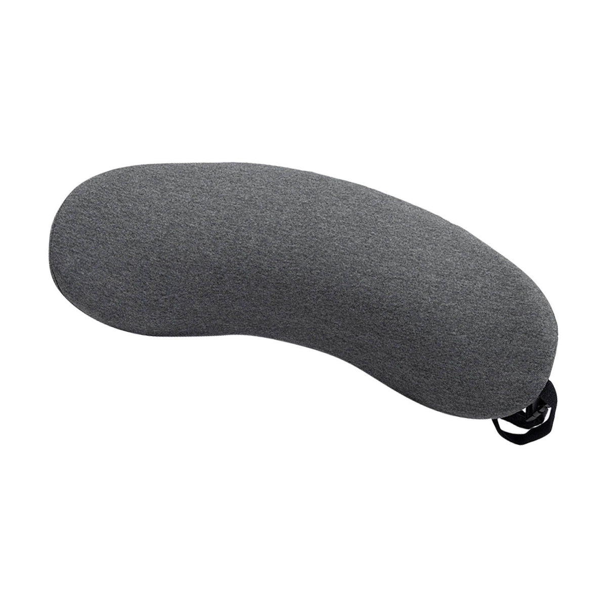 Lumbar Support Pillow Memory Foam Soft Good Resilience Reduce Pressure Ergonomic Back Waist Support Cushion Dark Gray 47x21x13cm/18.5x8.3x5.1in