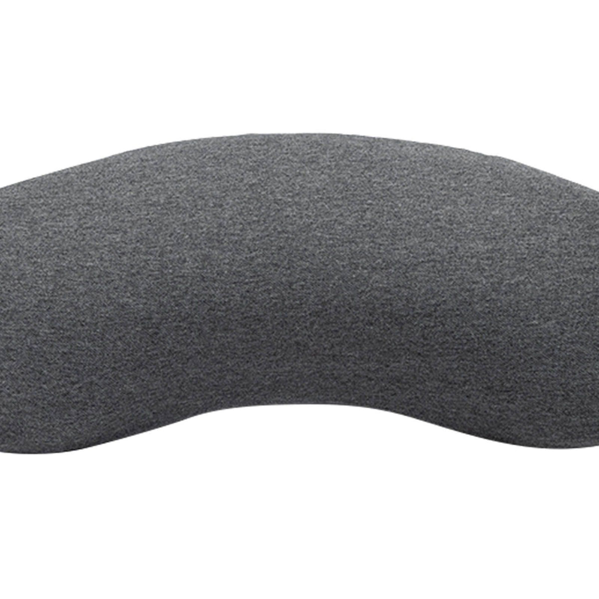 Lumbar Support Pillow Memory Foam Soft Good Resilience Reduce Pressure Ergonomic Back Waist Support Cushion Dark Gray 47x21x13cm/18.5x8.3x5.1in