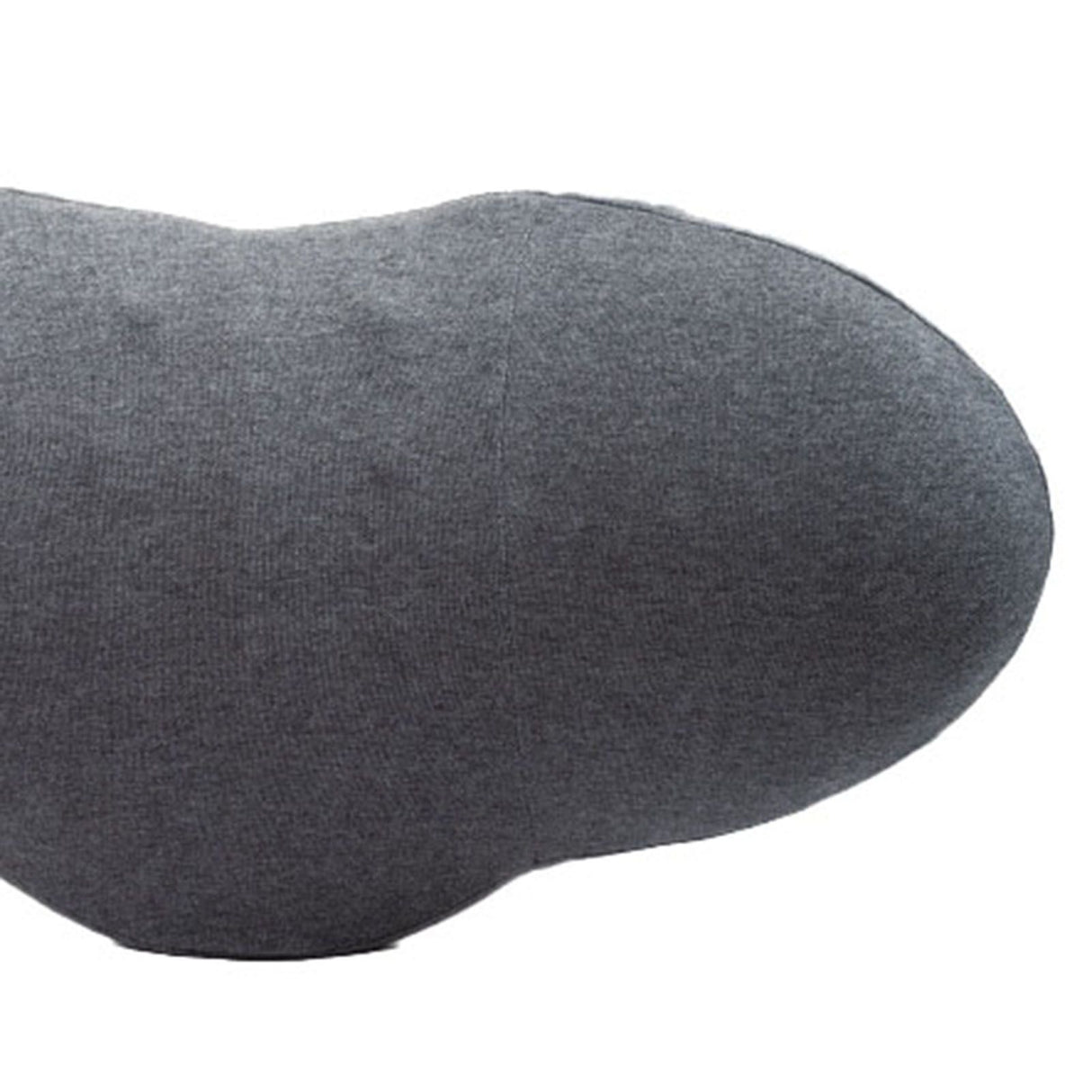 Lumbar Support Pillow Cotton Memory Foam Ergonomic Curve Fit Spinal Massage Spots Waist Support Lower Back Pillow Dark Gray 49x27x13.5cm/19.3x10.6x5.3in