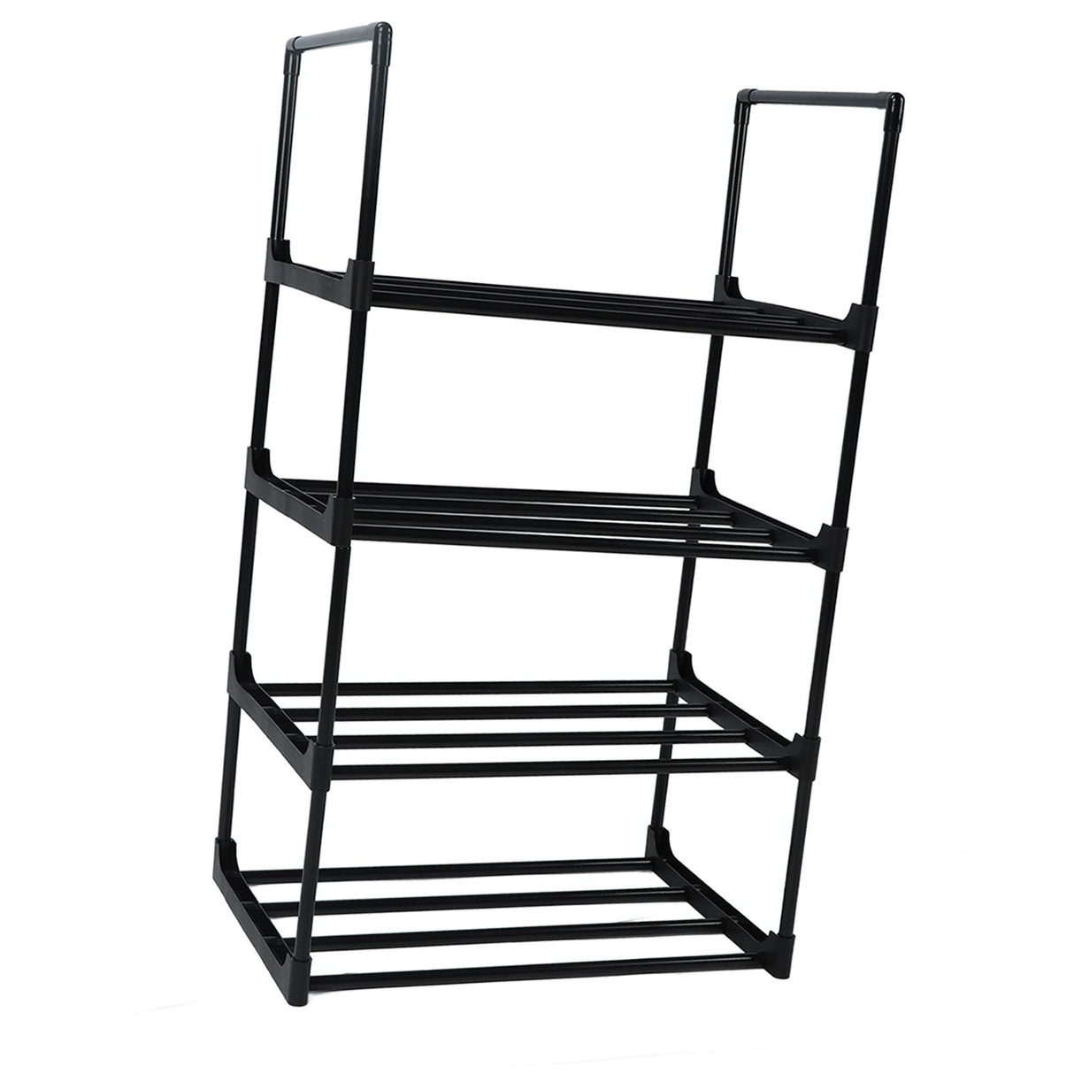 Shoe Rack Multifunctional Multilayer Large Capacity Shoe Shelf for Closet Hallway Bedroom Entryway 1 Column 4 Layers