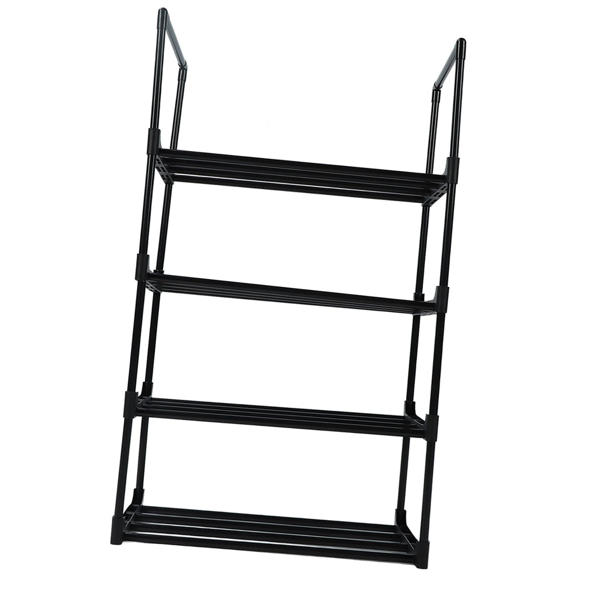 Shoe Rack Multifunctional Multilayer Large Capacity Shoe Shelf for Closet Hallway Bedroom Entryway 1 Column 4 Layers