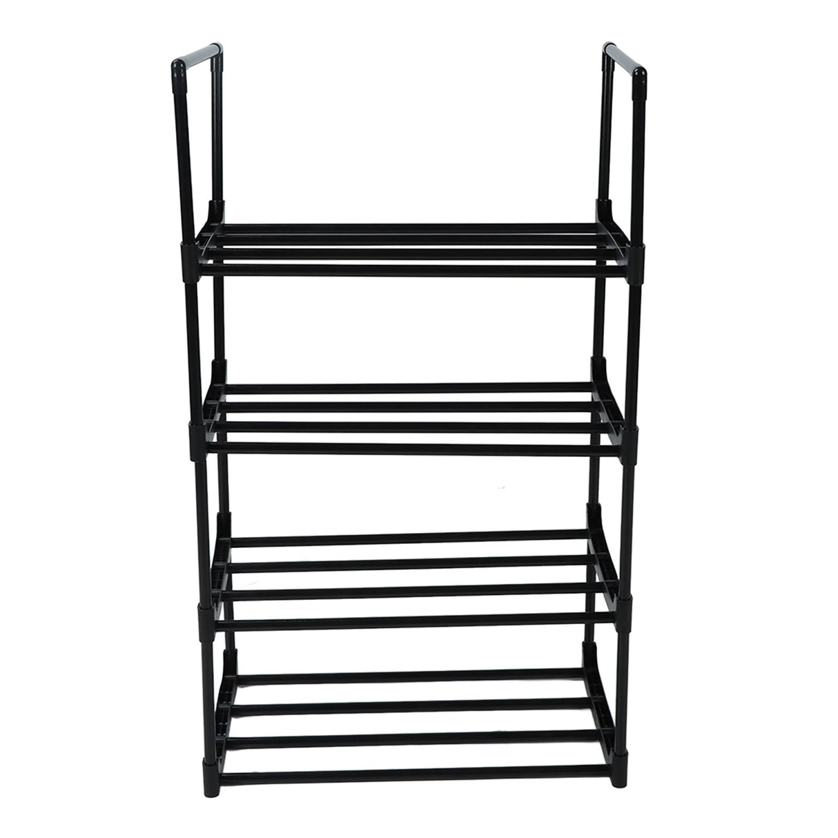 Shoe Rack Multifunctional Multilayer Large Capacity Shoe Shelf for Closet Hallway Bedroom Entryway 1 Column 4 Layers