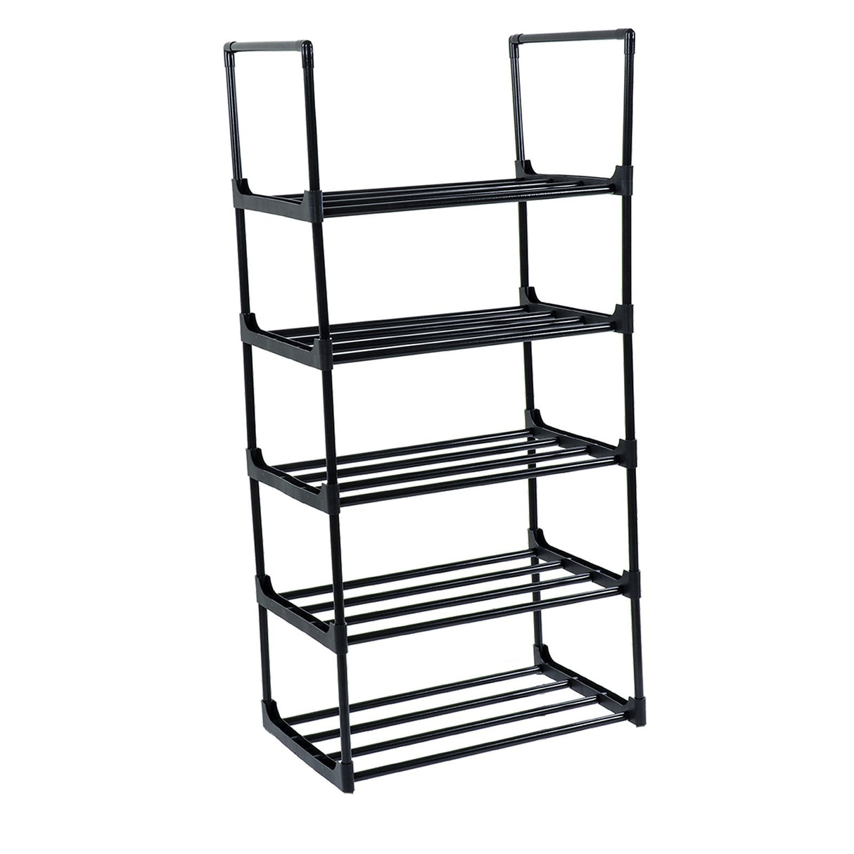 Shoe Rack Multifunctional Multilayer Large Capacity Shoe Shelf for Closet Hallway Bedroom Entryway 1 Column 5 Layers