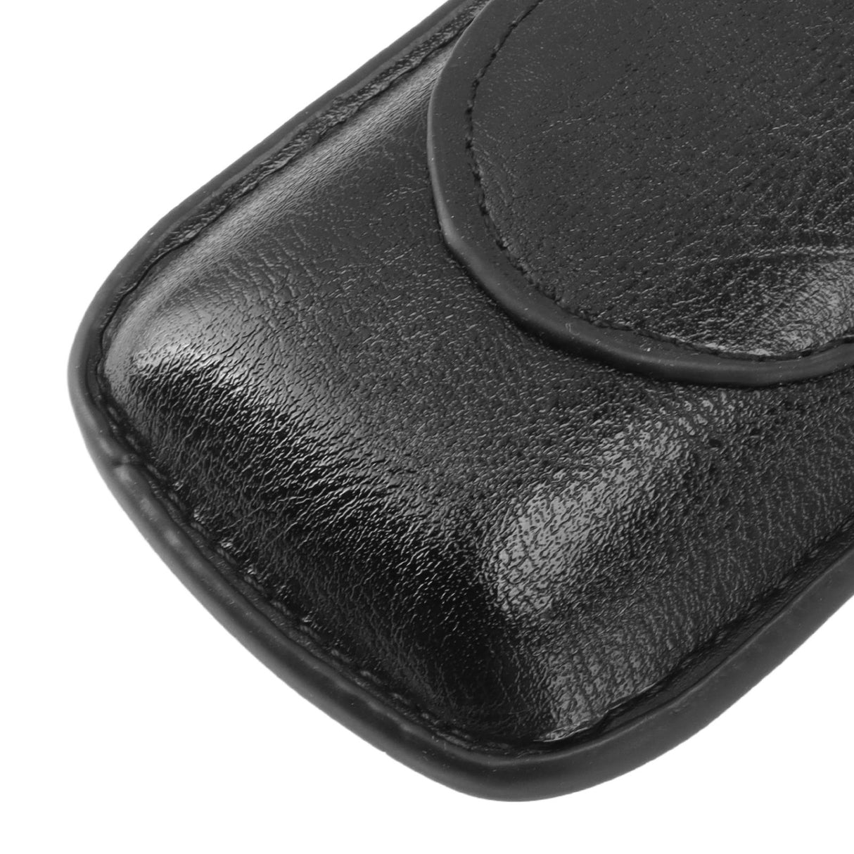 2 Finger Cigar Holder Elegant No Fading 2 Finger Leather Portable Cigar Case for Travel