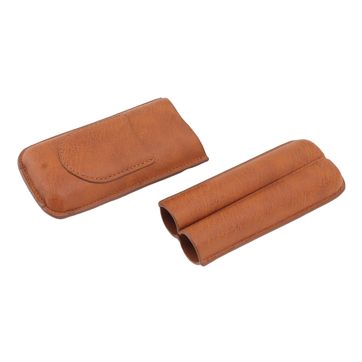 Cigar Carrying Case Portable Leather Small Cigar Humidor Case Holder for Birthday Gift