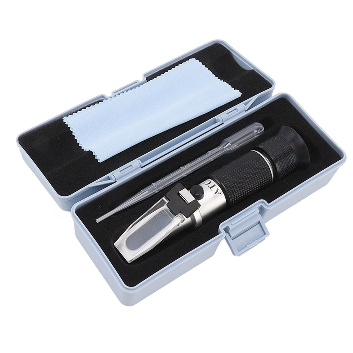 Antifreeze Refractometer with ATC Function Propylene Glycol Ethylene Glycol Wiper Fluid Car Urea Freezing Point Detector