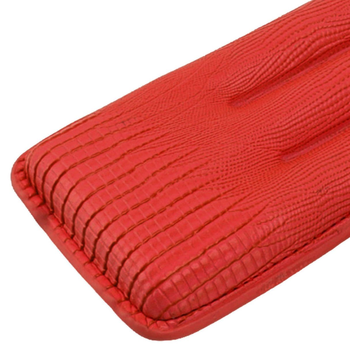 Cigar Holder Portable Moisturizing Comfortable Touch Colorfast Precise Stitching Travel Cigar Case for Men Red