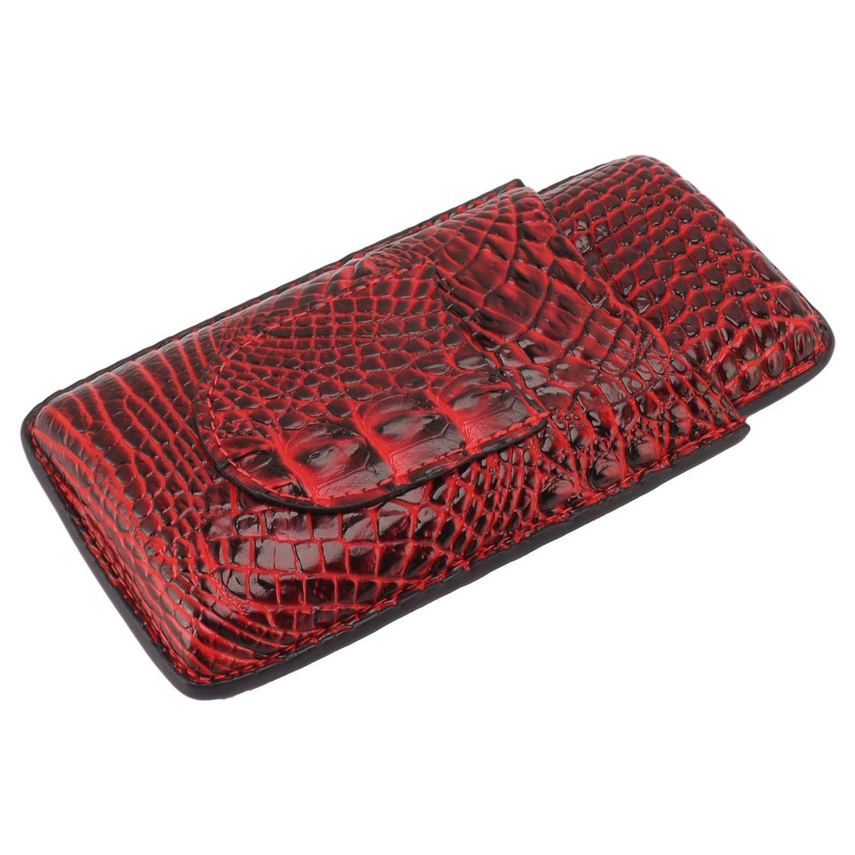 Travel Cigar Case Leather Soft Touch Fashion Appearance Portable Cigar Pouch for 3 Cigars 66