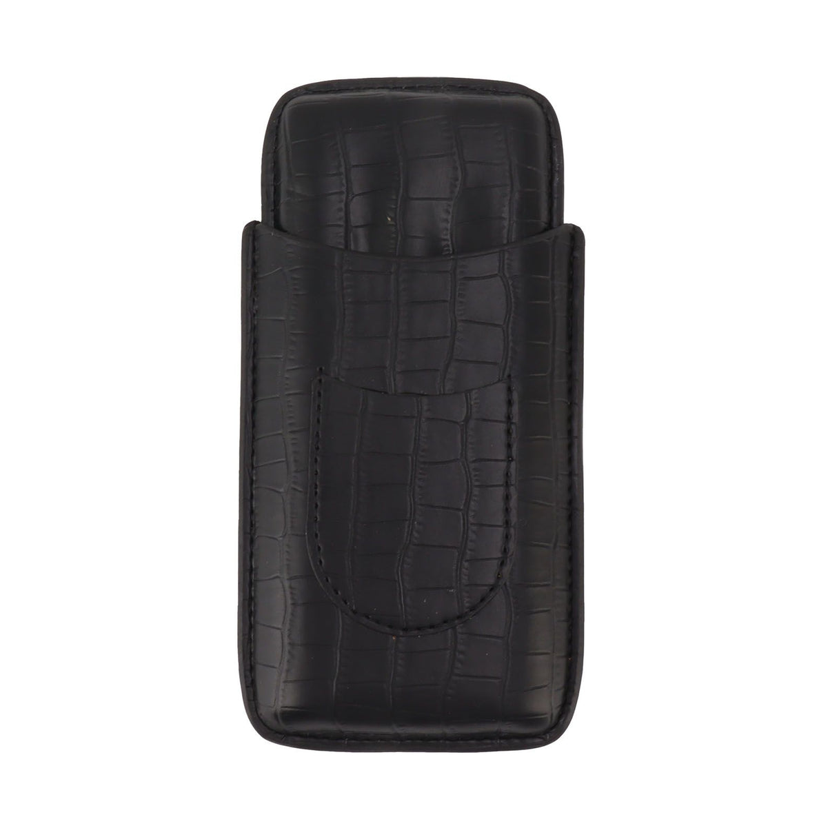 Cigar Holder Portable Tight Stitching Colorfast Lightweight 3 Finger Cigar Humidor Case for Travel Home