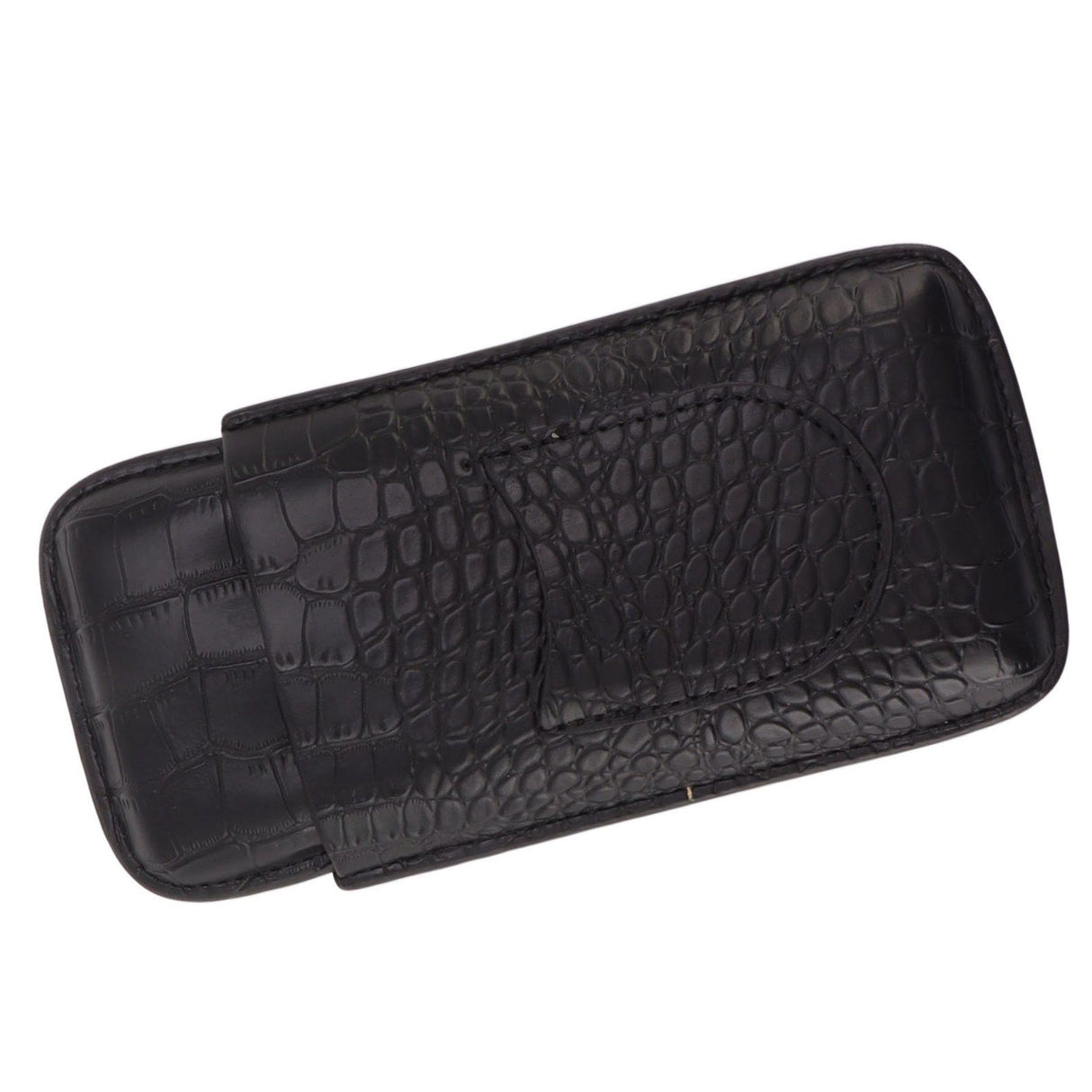 Portable Cigar Case 3 Holder Leather Humidor Box Cigar Moisturizing Protection Storage Bag