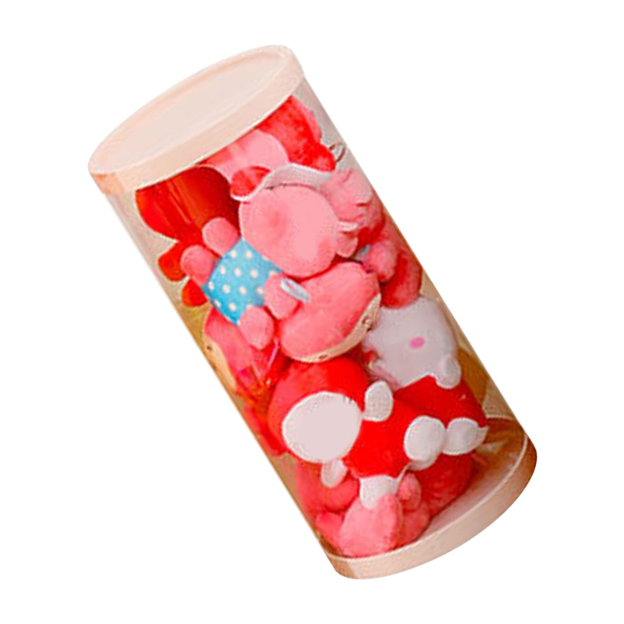 Doll Storage Bucket Transparent Rotatable PVC 26cm Stuffed Animal Storage Bucket for Home 50cm / 19.7in