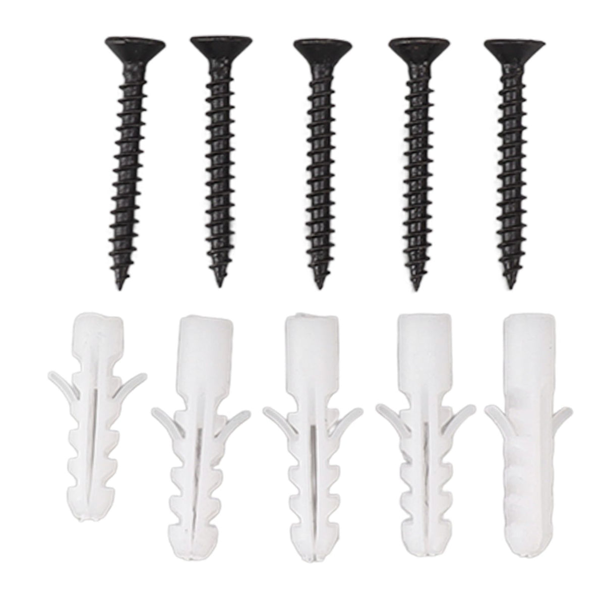 Wall Mount Clothes Rack Floating Iron Pipe Coat Hat Rack Multifunctional Clothing Hanger Black