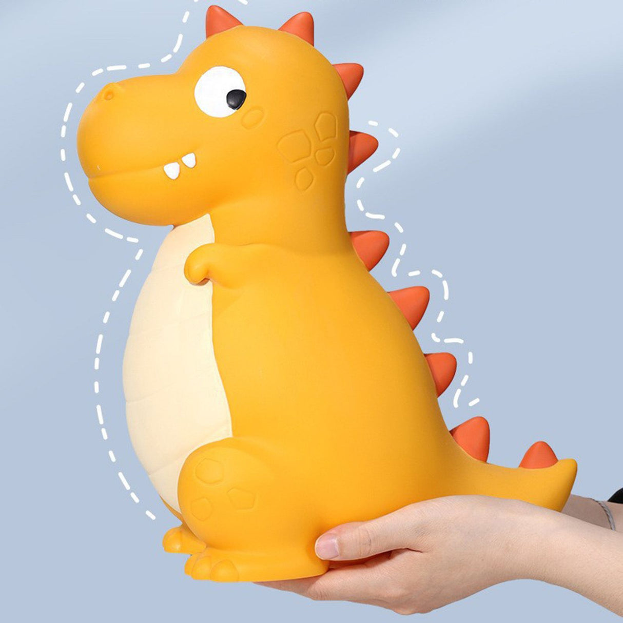 Dinosaur Piggy Bank Cute Cartoon Money Save Box Fall Resistance Money Coin Bank Desktop Decoration Boys Girls Gift Small Yellow
