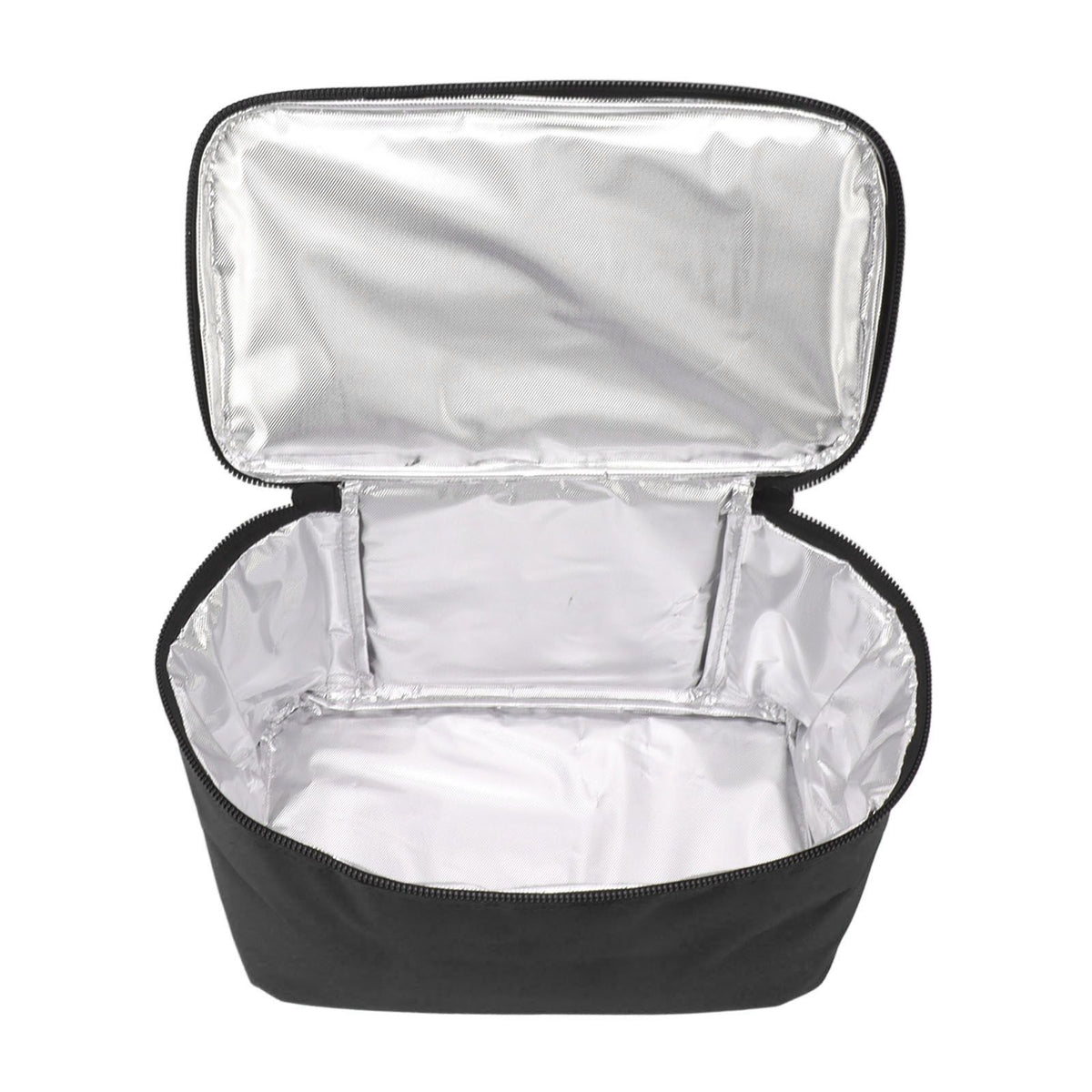 Insulated Grocery Bag Reusable Portable Shopping Collapsible Cooler Food Transport Carrier Oxford Cloth 10L Black
